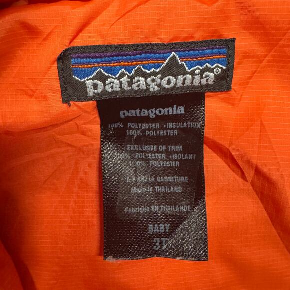 Patagonia Baby Toodler 3T Puffer Snow Bunting Insulation Lightweight Snowsuit - Picture 7 of 7